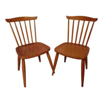 Set of 2 vintage bar chairs