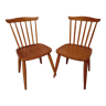 Lot de 2 chaises barreaux vintage