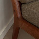 Vintage Senator Armchairs by Ole Wanscher for Cado Set of 2