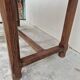 19th century solid walnut Burgundy farmhouse table with two drawers - 1m82