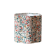 Flower-shaped lampshade printed with "English Garden" Flora.