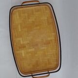 Woven bamboo tray 1960