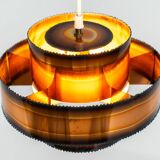 Pendel brutaliste en cuivre brûlé par Svend Aage Holm Sørensen (Danemark, années 1960).