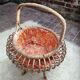 Set living room armchairs sofa, table and seamstress in vintage rattan