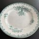 Lot 6 old plates porcelain iron earth saint amandinoise model chevreuse