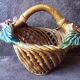 Small barbotine basket