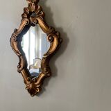 Golden mirror 28x44cm