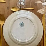 Set of 10 Moulin des loups plates
