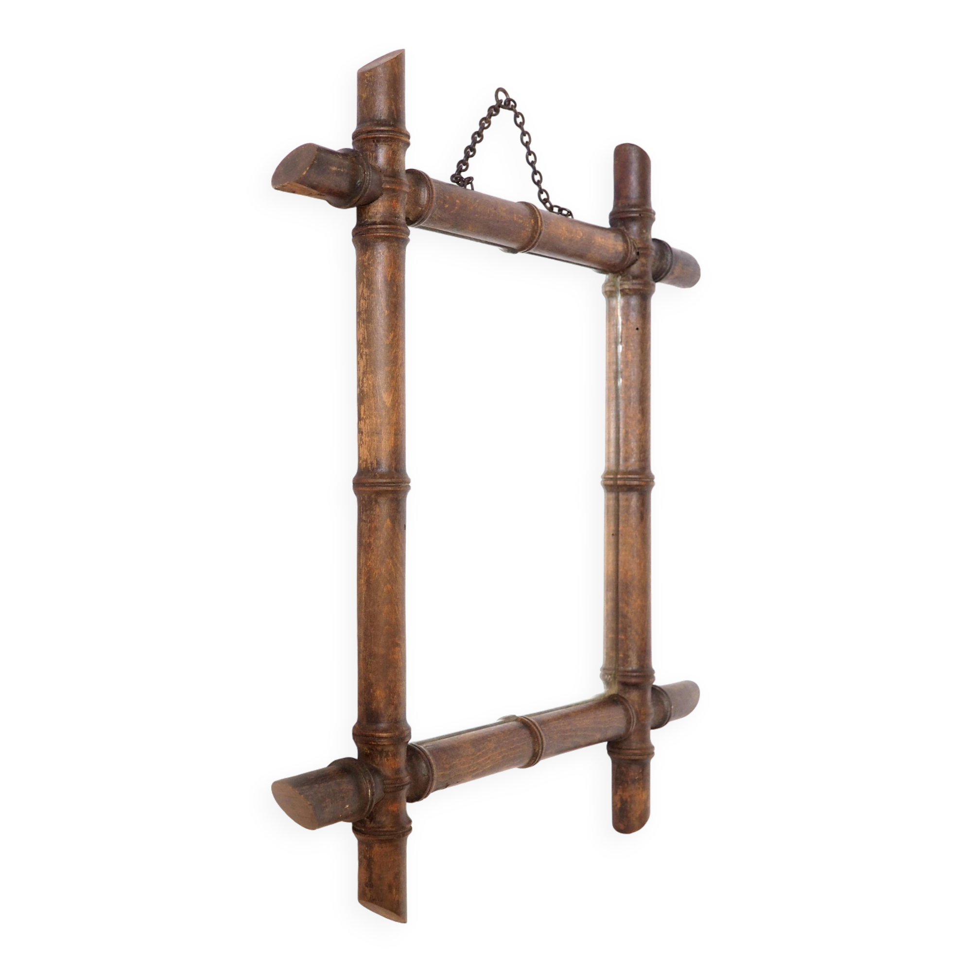 Bamboo chain mirror 1900