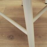 Set of four beech chairs, Italian design, 1970s, production: Italy