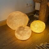 Trio of Dora lamps by André Cazenave from the 70s