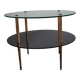 Glass coffee table