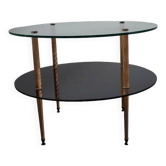 Glass coffee table