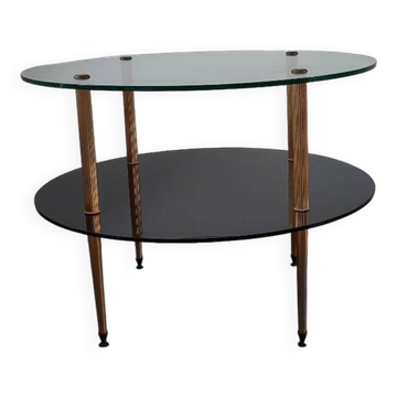 Glass coffee table