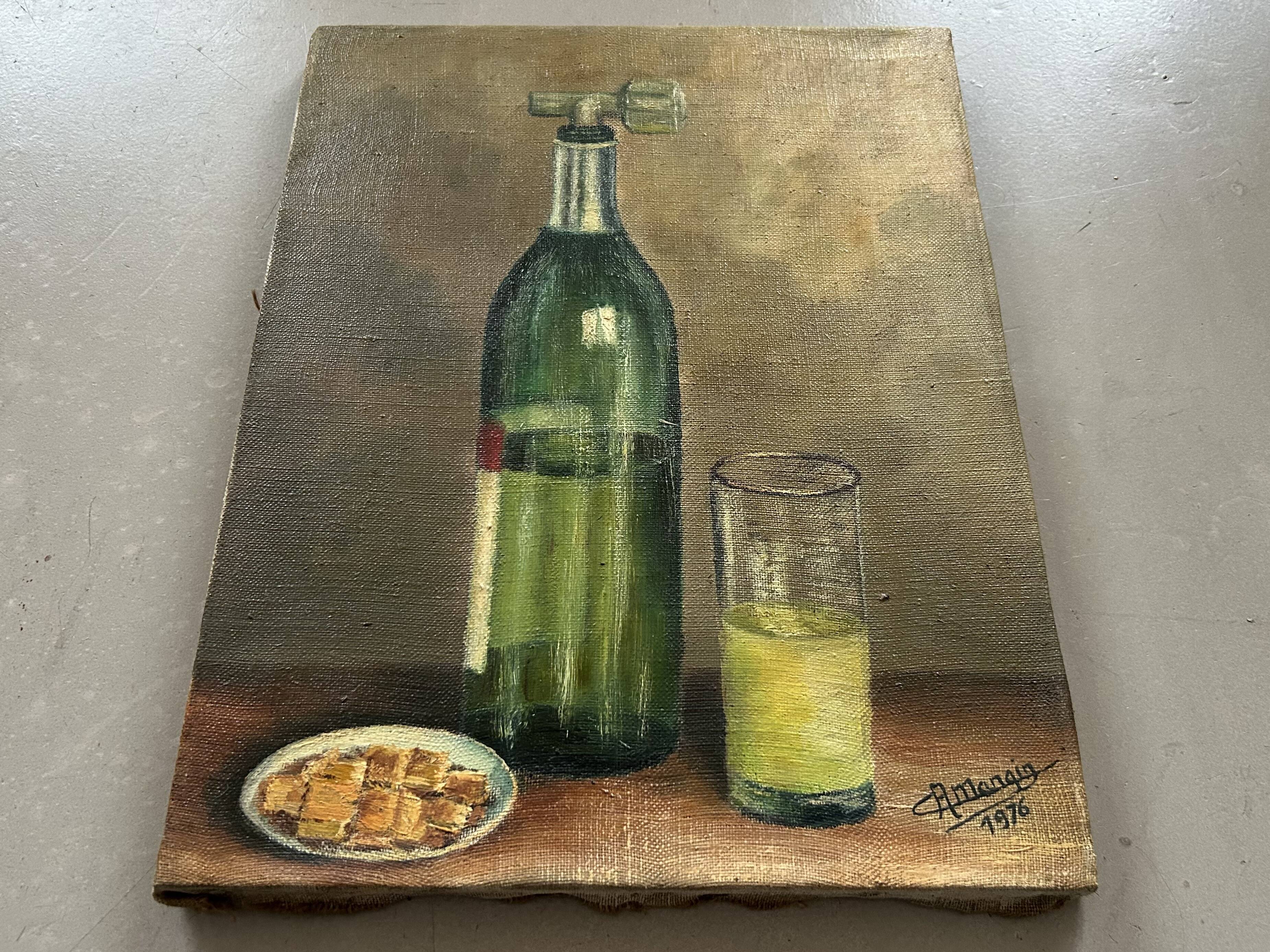 Old still life signed A. Mangin