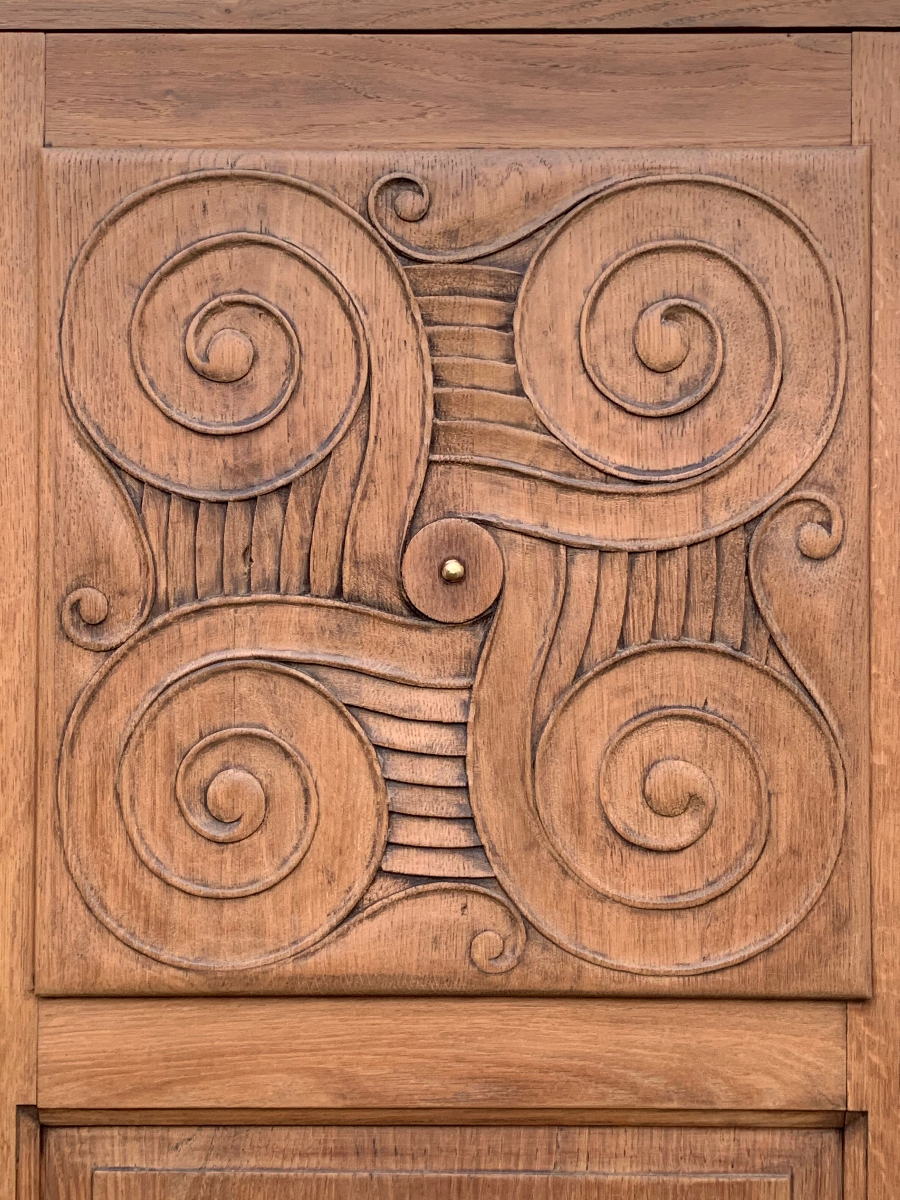 Vintage cabinet 1950 solid oak