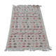 Traditional Berber multicolored white carpet  208x127cm