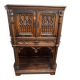 Gothic oak buffet cabinet - 19th century