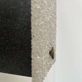 Paire d'applique  vintage, Perspex et métal laqué noir, France 1960