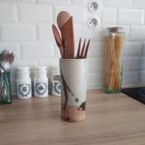 Sandstone pot 60s/70s la Colombe Vallauris
