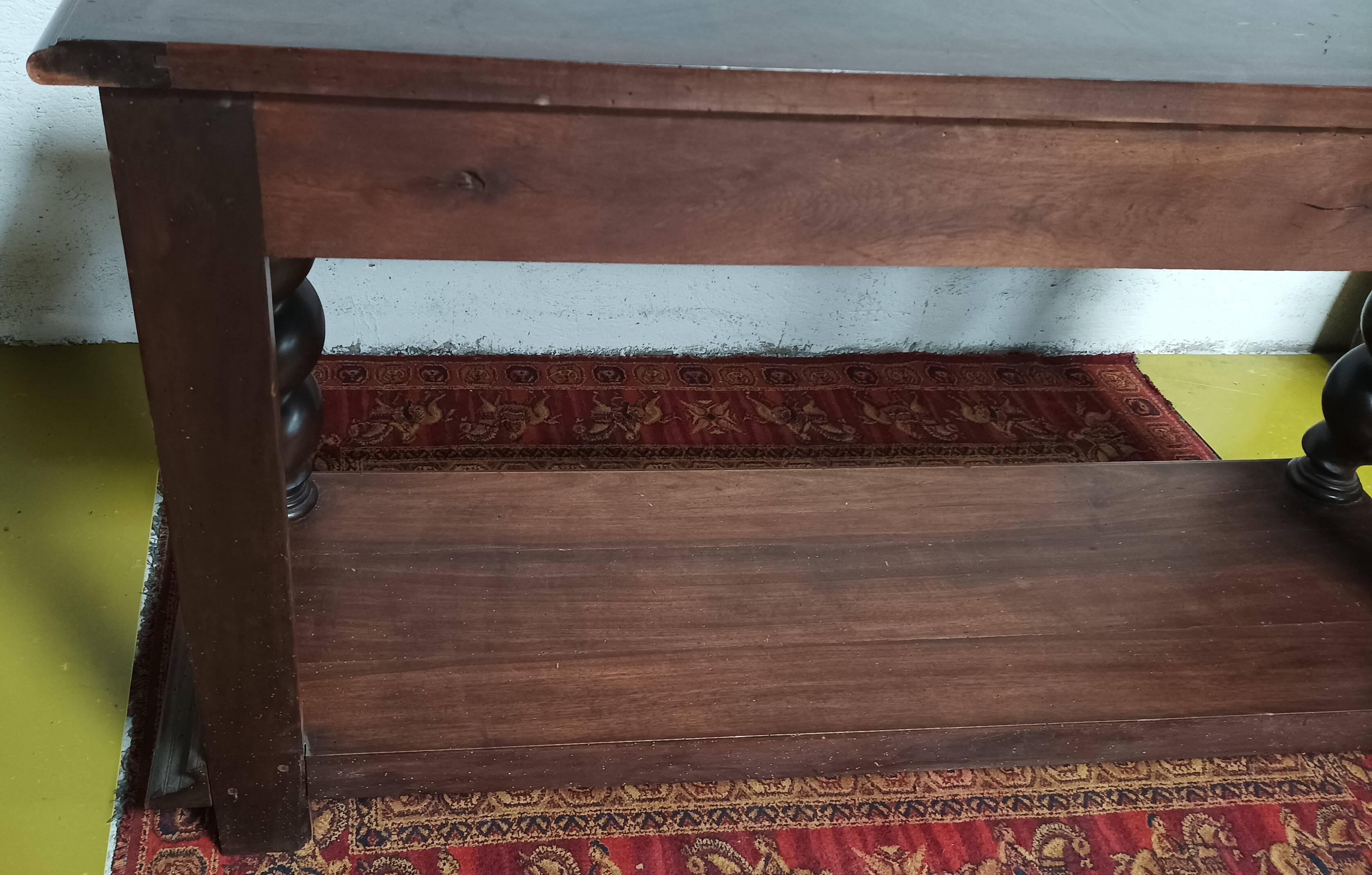 Louis XIII console in walnut