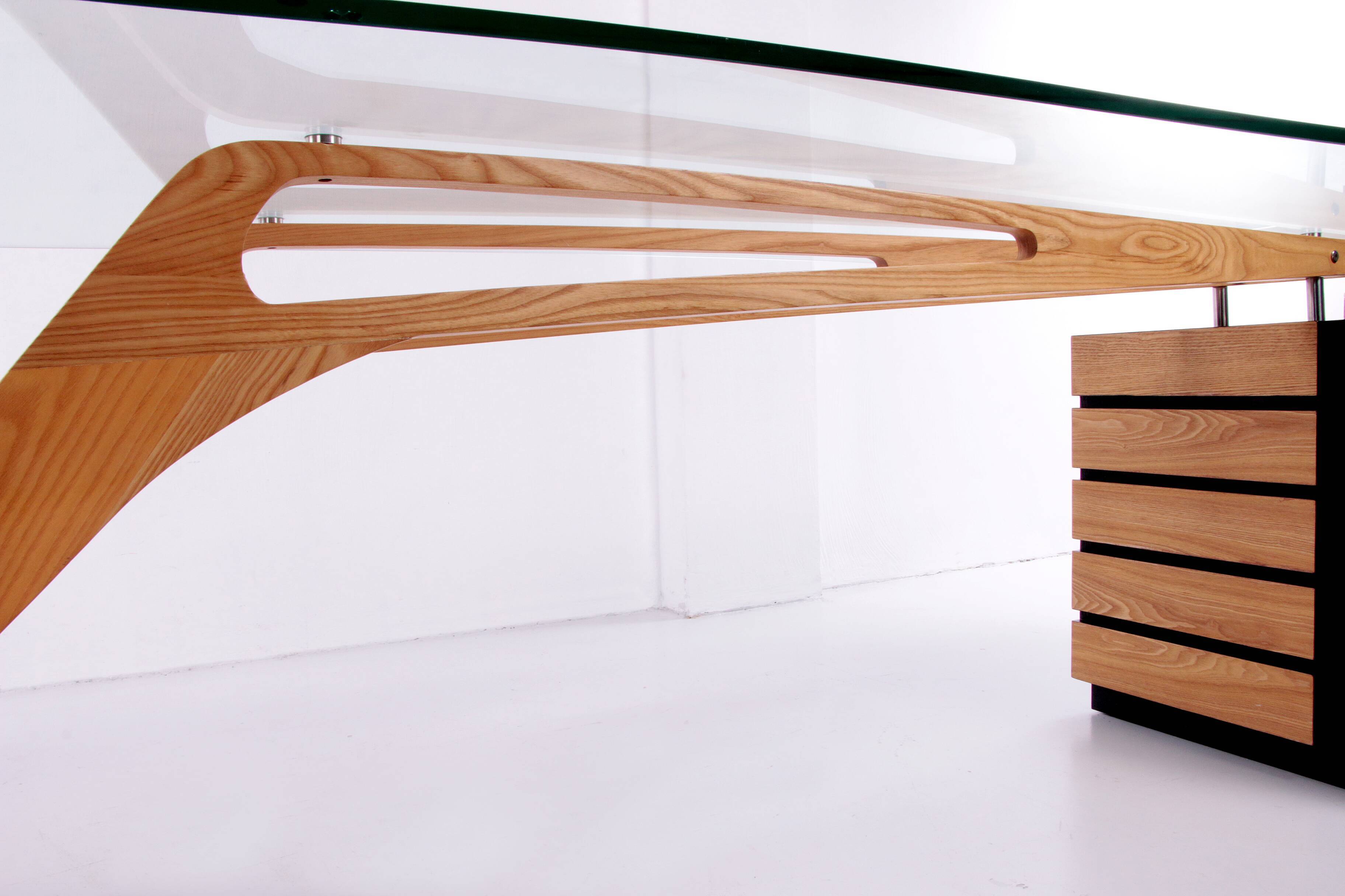 Zanotta Cavour CM desk designed by Carlo Mollino in 1949