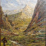 Savoie mountain painting