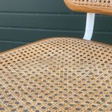 Cesca model B64 chair with armrests in white Design