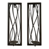 Pair of Brutalist Candlesticks