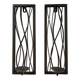 Pair of brutalist candlesticks
