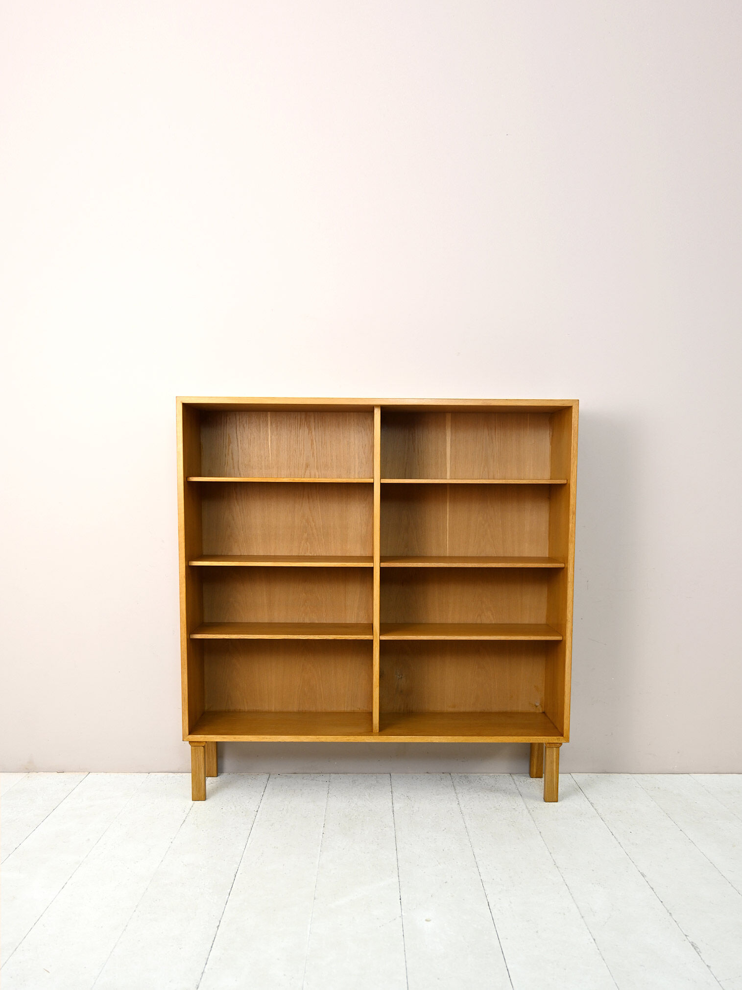 Scandinavian oak bookcase
