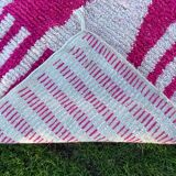 Small handmade wool rug 100cm x 50cm