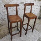 Antique bistro high chairs