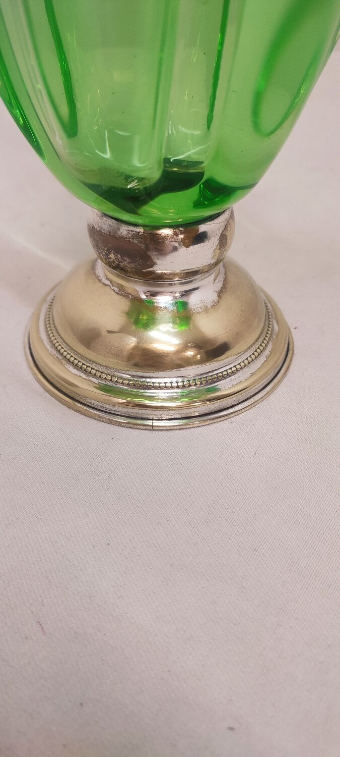 Glass centerpiece, germany, 1970s