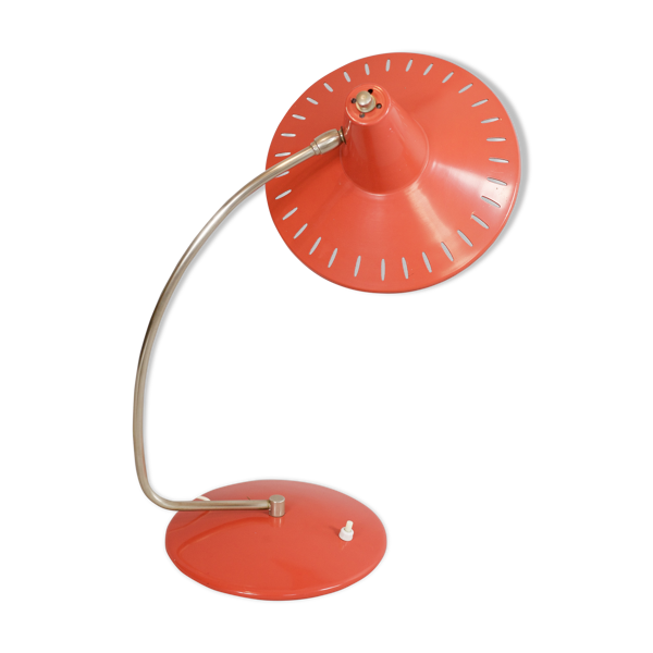 Lampe en métal ajouré de jjm hoogervorst édition anvia circa 1950