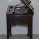 Bureau de travail d'architecte en bois dur George III Thomas Chippendale