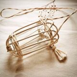 Rattan hanging vase "Neolie"
