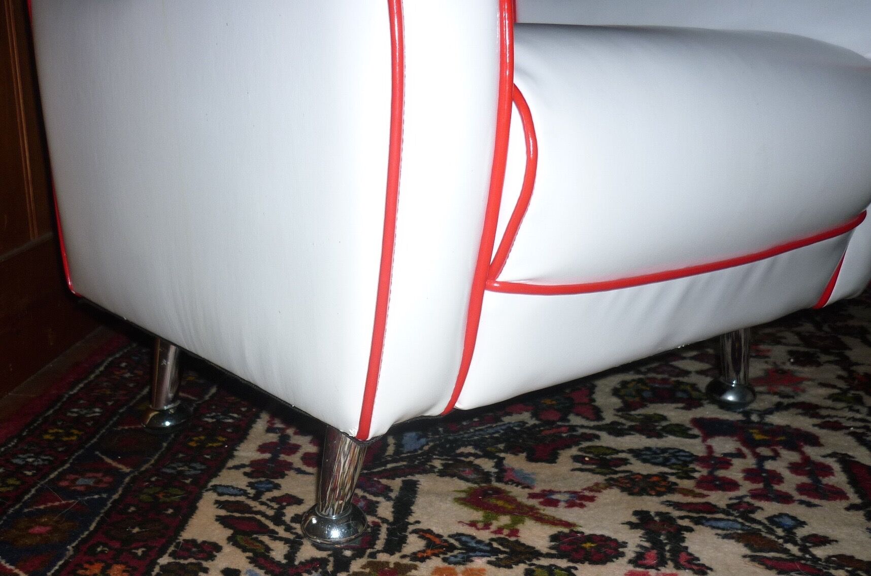 Leather-like children's club chair