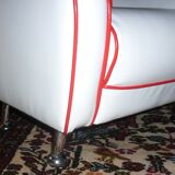 Leather-like children's club chair