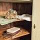 Old green cabinet