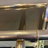Vintage 60's steel bamboo style console