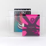 Postmodern Lucite ZigZag magazine rack, Italy, 1980s