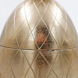 Vintage 1970s Hollywood Regency pineapple ice bucket