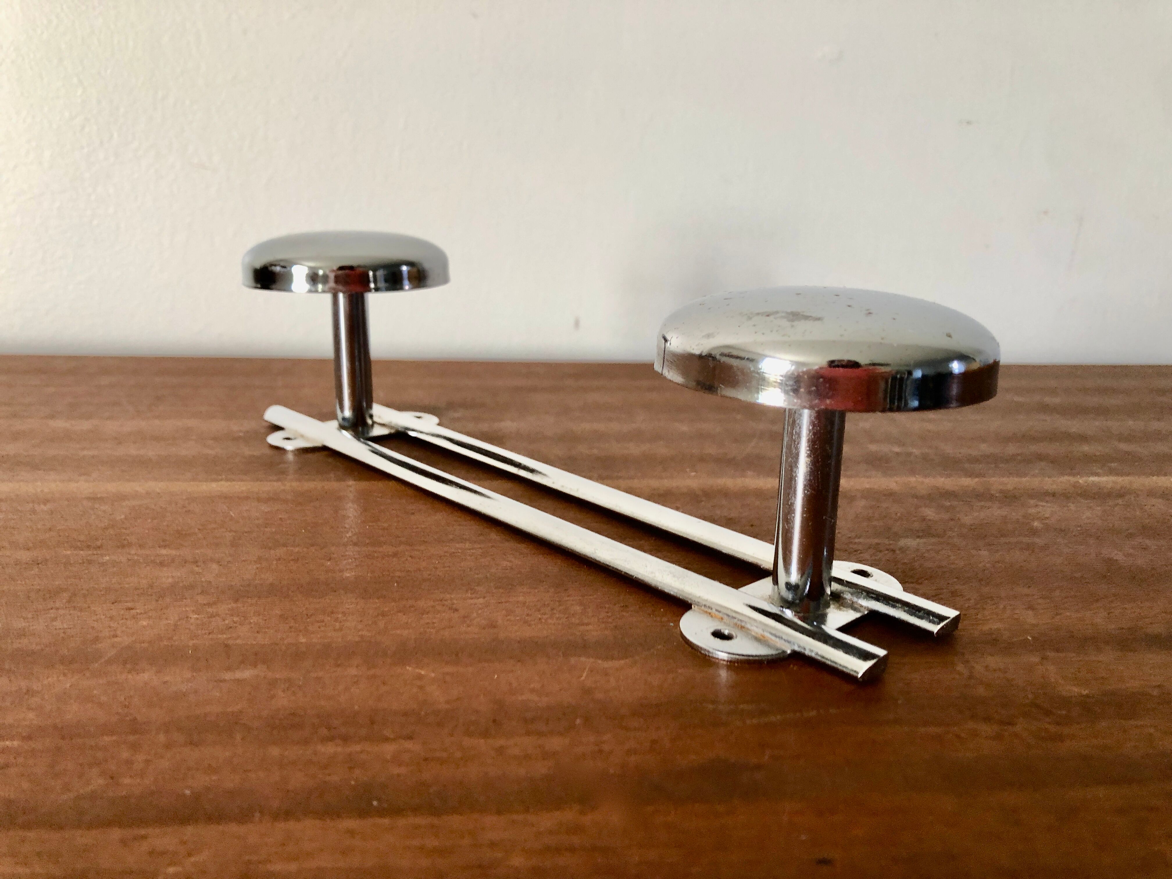 Retro chrome coat rack 1970