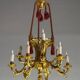 Louis XVI Style Basket Chandelier in Gilt Bronze Circa 1880