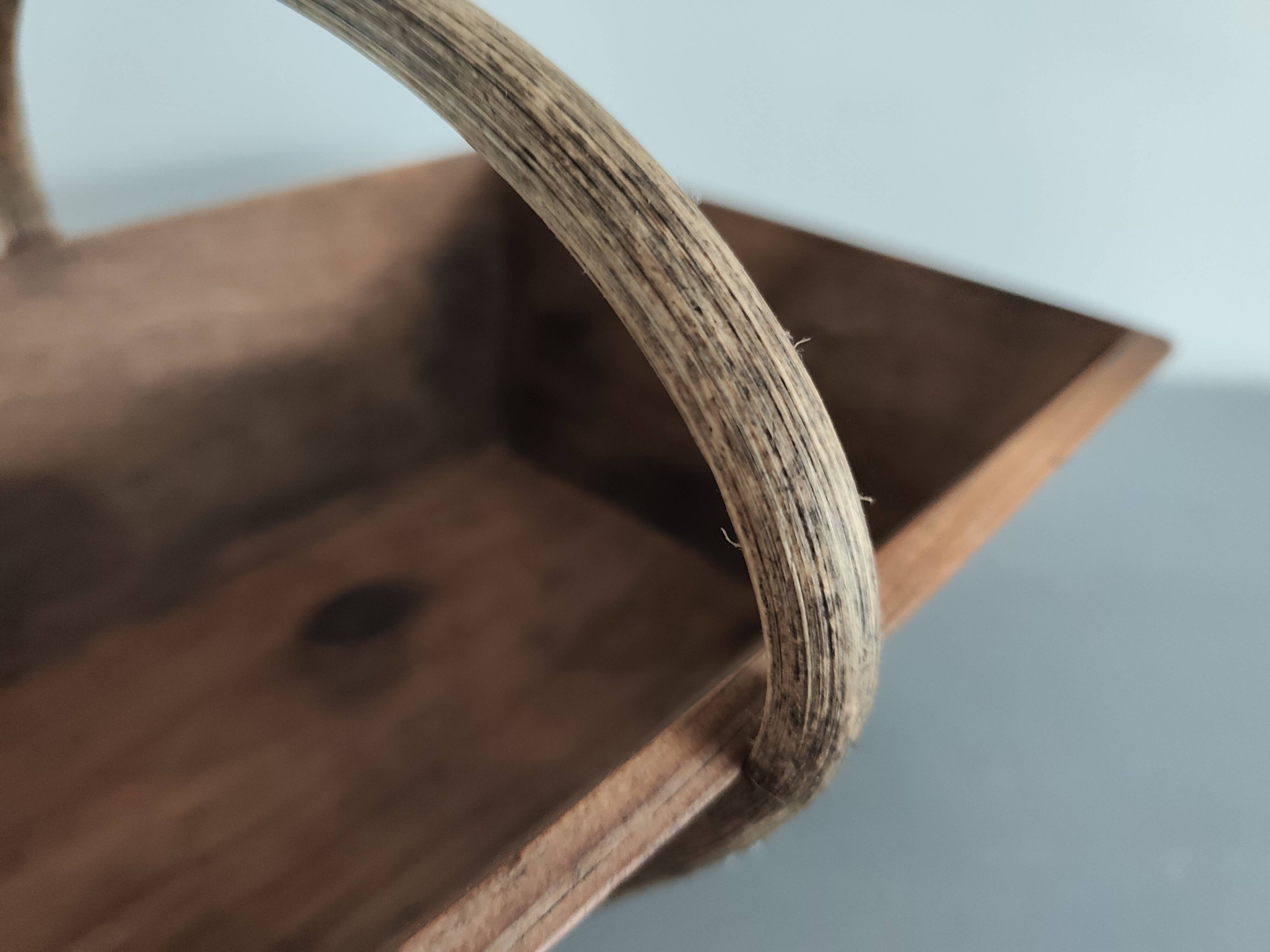 Ancien panier de vendanges en bois