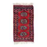 Tapis vintage pakistanais Ersari fait main en laine – 45 x 86 cm – 1970s