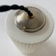 Pair of old vintage opaline pendant lamps