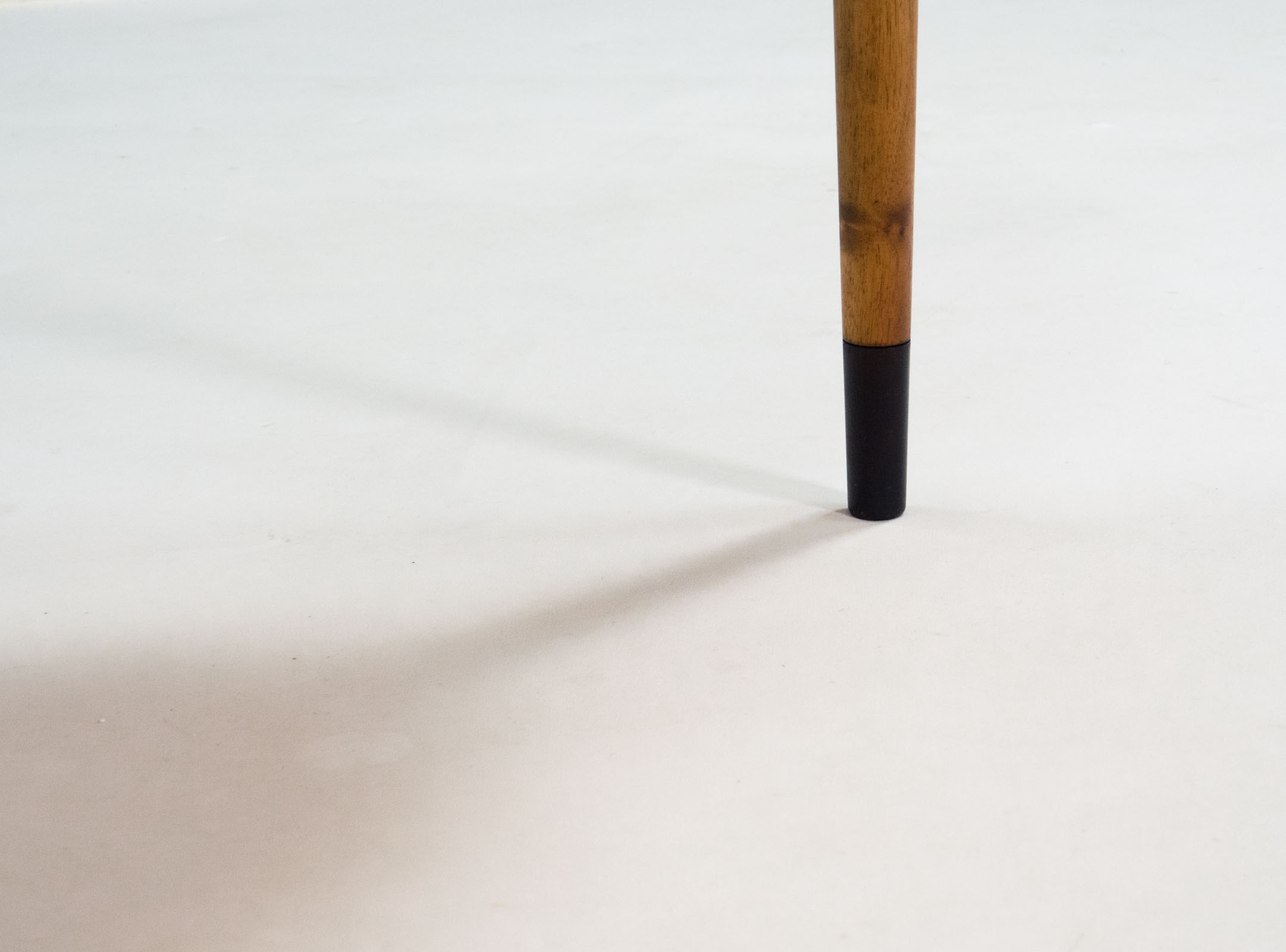 Vintage walnut ‘guitar pick’ coffee table