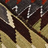 5x10 Madalion Design Turkish Kilim Rug,